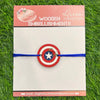 Captian america wooden rakhi