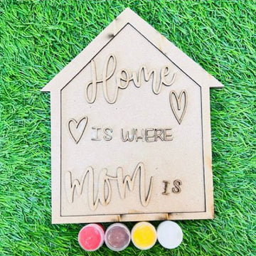 Home is where mom is yellow