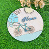 CYCLE ROUND NAMEPLATE