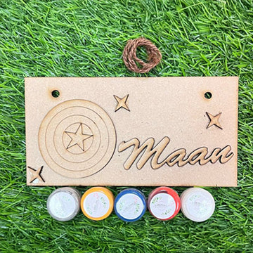 CAPTAIN AMERICA MINI NAMEPLATE