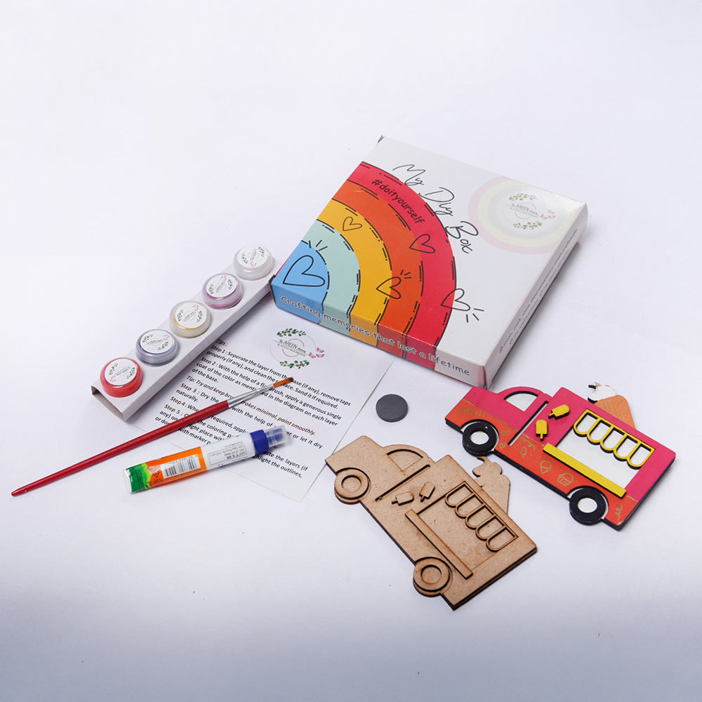 Ice-Cream Cart Fridge Magnet