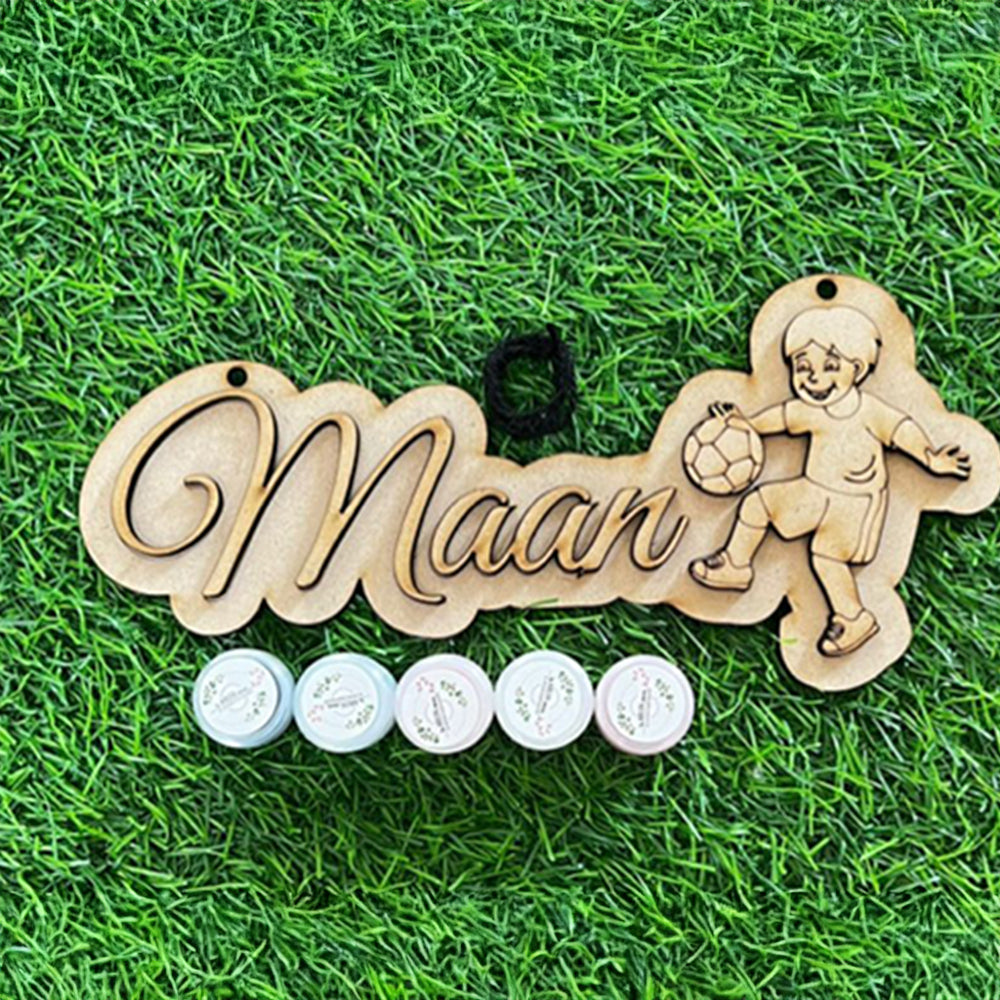 Football Name Plate