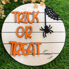 Trick Or Treat Round Halloween Wall Art