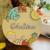 FRUITS ROUND NAMEPLATE