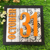 October 31 Halloween Wooden Wall Decor
