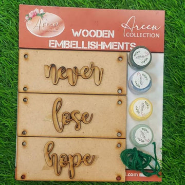 Never Lose Hope - Motivational hanging Decor