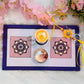 Floral Rakhi Ritual Puja Plate