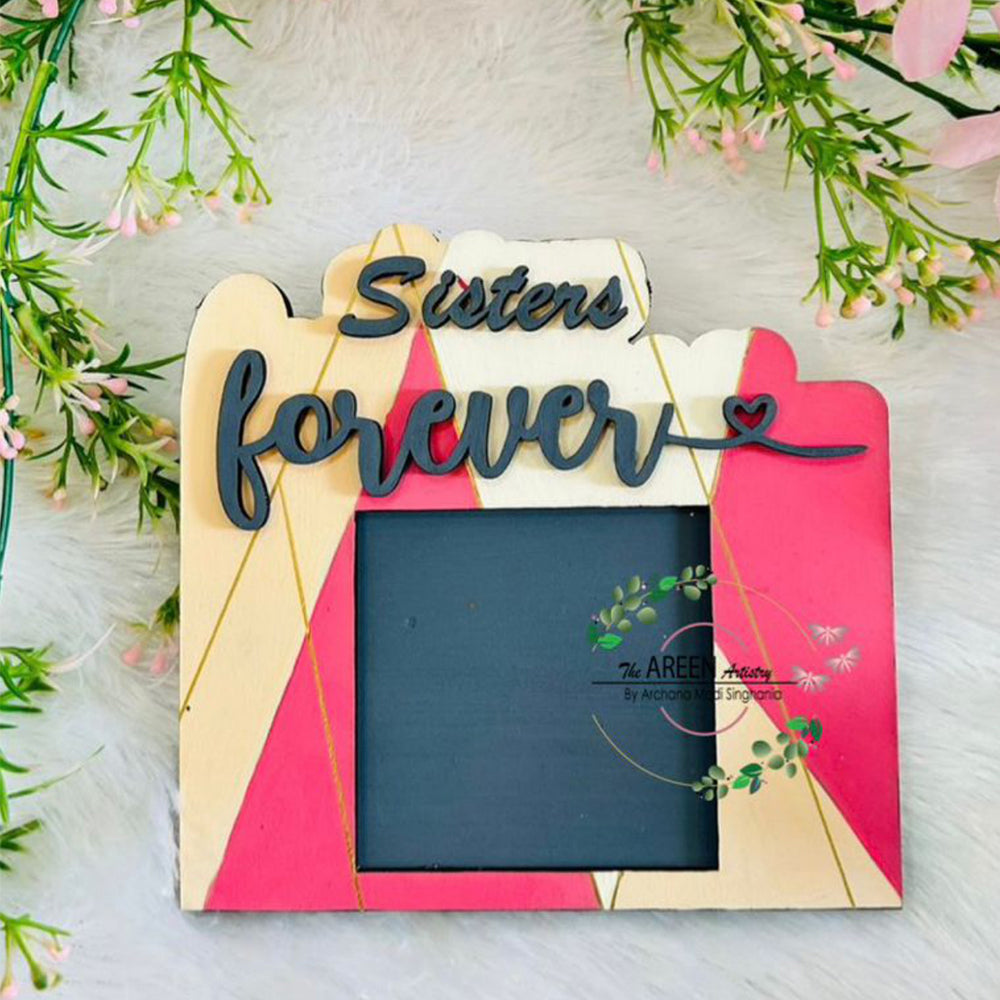 Sister Love Wooden Photo Frame