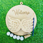 Butterfly Round led nameplate