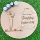 Father’s Love Round Wooden Wall Art