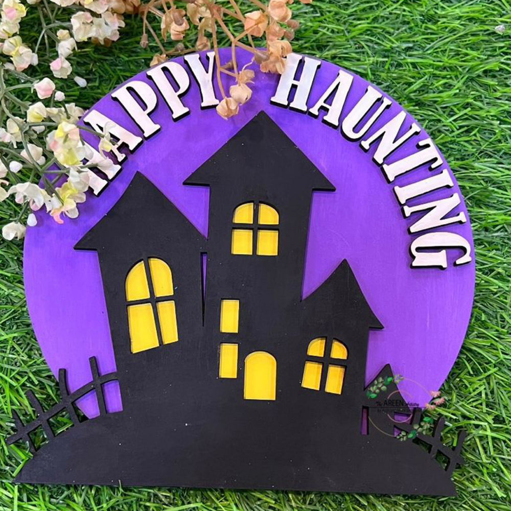 Hallowen wooden wall decor
