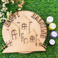 Hallowen wooden wall decor