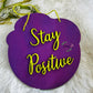 Berry shaped hanging decor quote