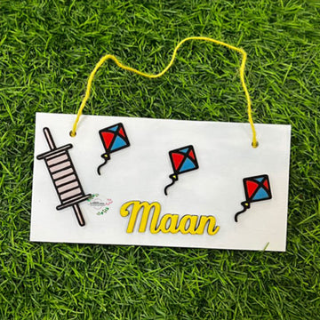 Personalized Kite Theme Name Plate