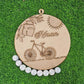 CYCLE ROUND NAMEPLATE