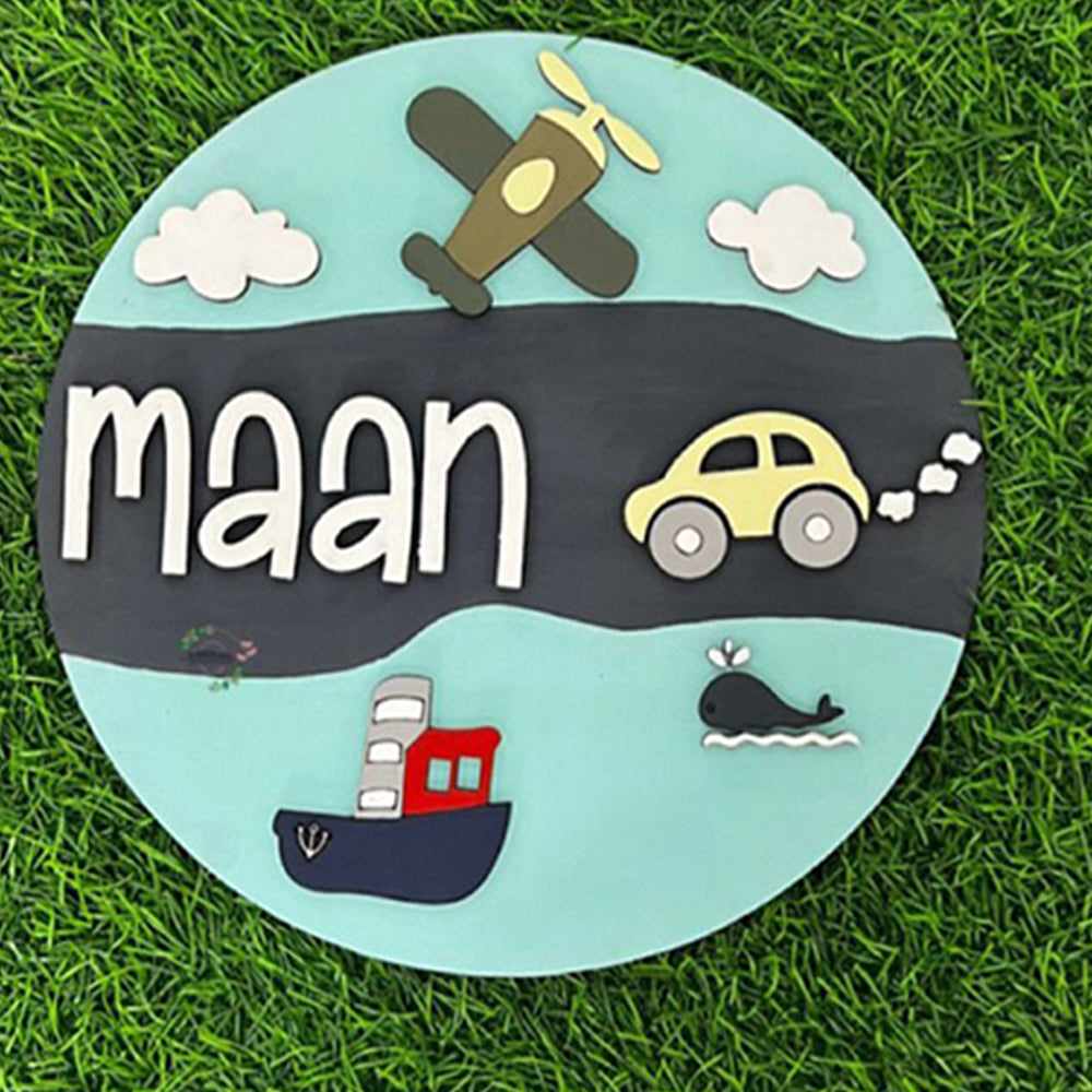 TRANSPORT ROUND NAMEPLATE