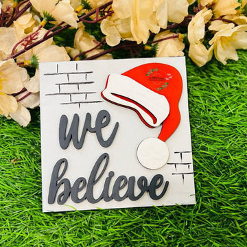 We Believe Christmas Wall Art