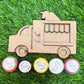 Ice cream truck fridge magnet