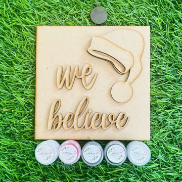 We Believe Christmas Wall Art