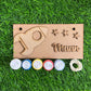 Space Rocket Mini Name Plate