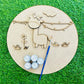 COW ROUND NAMEPLATE