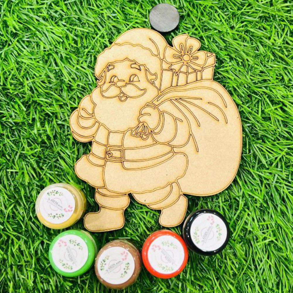 Shanta Claus with gifts wall Art
