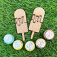Summer candy popsicles