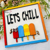 Summer let's chill wall decor