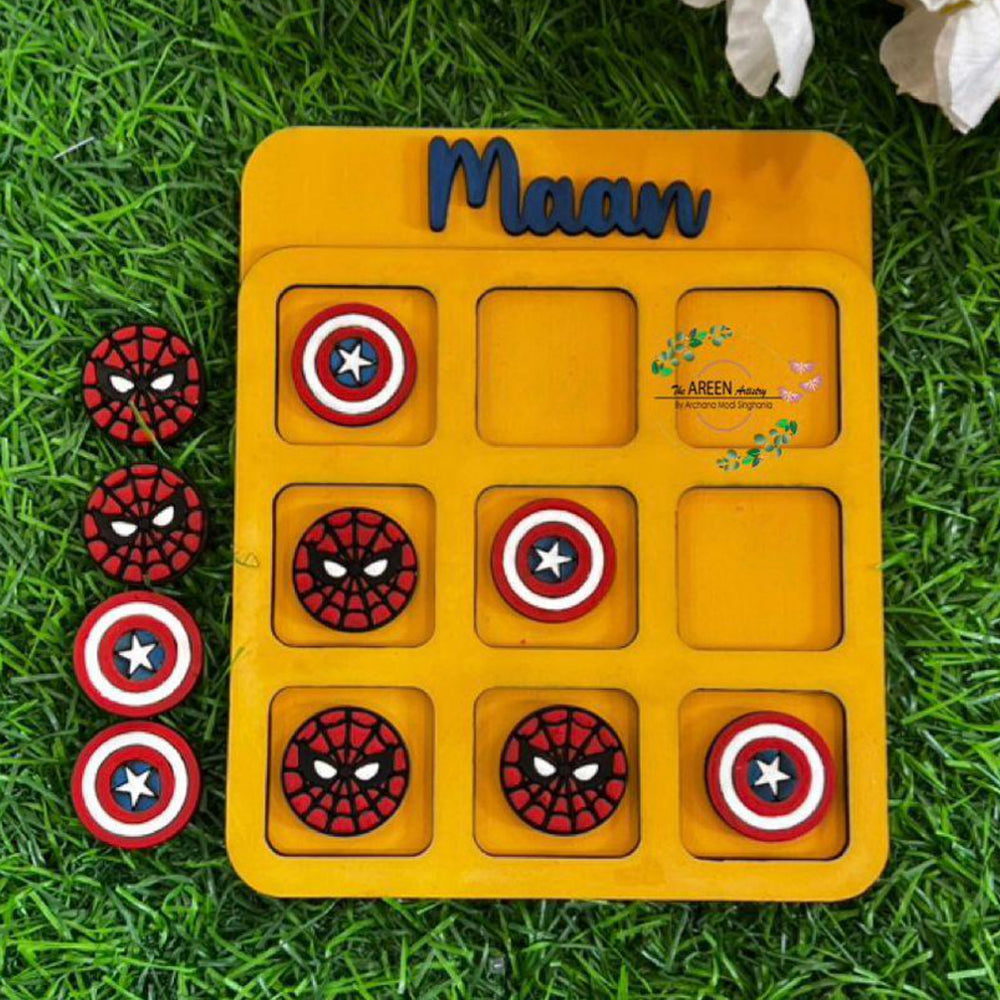 Spiderman-Captain America Tic tac toe