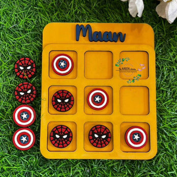 Spiderman-Captain America Tic tac toe