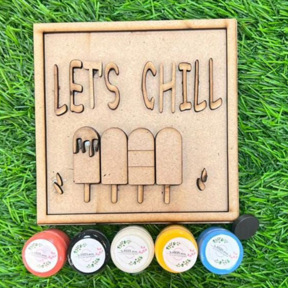 Summer let's chill wall decor