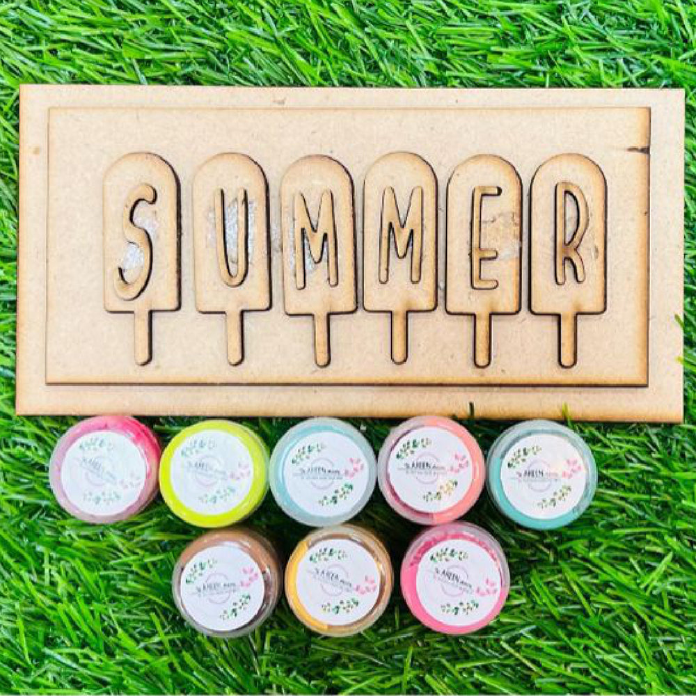Summer wooden art