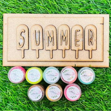 Summer wooden art