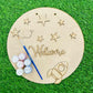 ROCKET ROUND NAMEPLATE