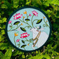 Indian Folk Art Cow & Lotus Round Wall Hanging