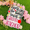 Thank you for being such great teacher
