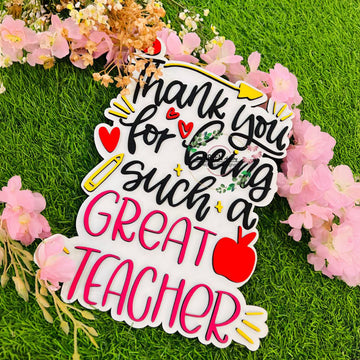 Thank you for being such great teacher