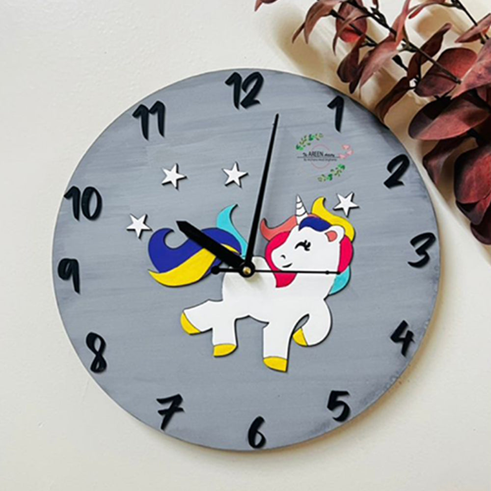 Unicorn Clock