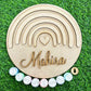 Rainbow Name Plate