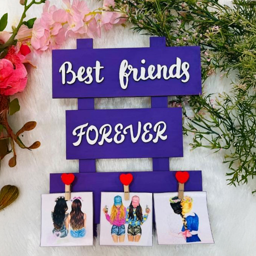 Best friend forever 3 plate
