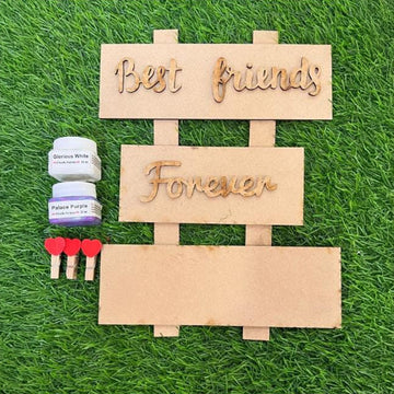 Best friend forever 3 plate