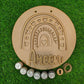 AREEN RAINBOW ROUND NAMEPLATE