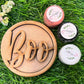 Boo hallowen wooden decor