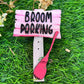 Halloween Broom Parking Yard Sign