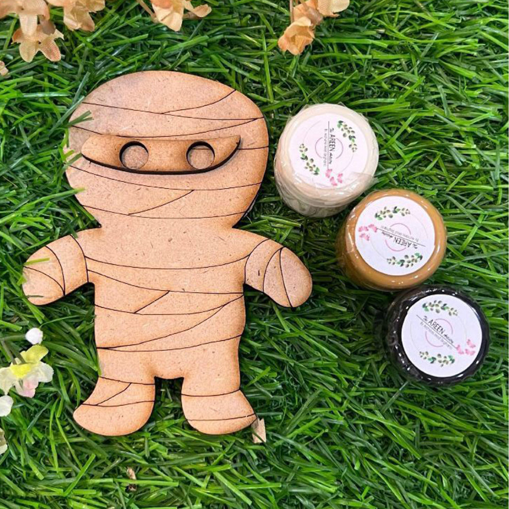 Halloween Mummy Wooden Decor
