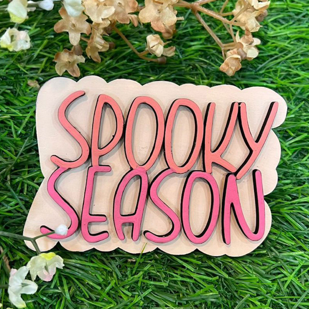 Hallowen wooden wall decor