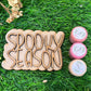 Hallowen wooden wall decor