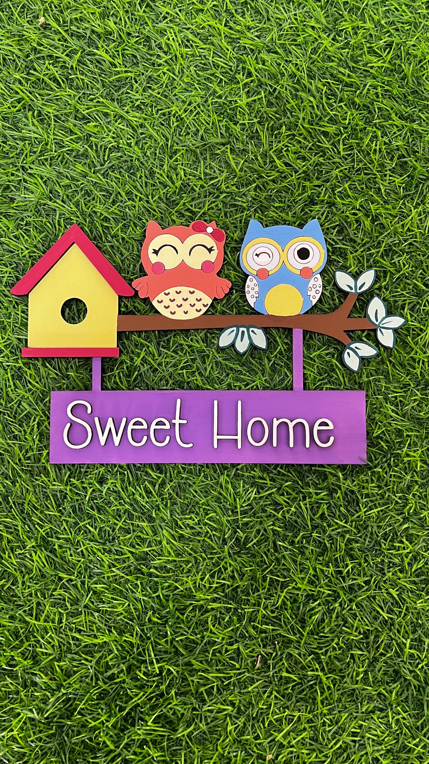 Owl Name Plate