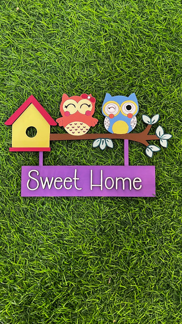 Owl Name Plate