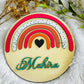 Rainbow Name Plate